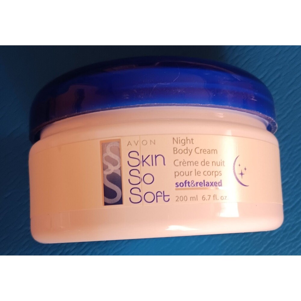 Moisturizer New Avon Skin So Soft Cream Night Body  6.7 Ounces